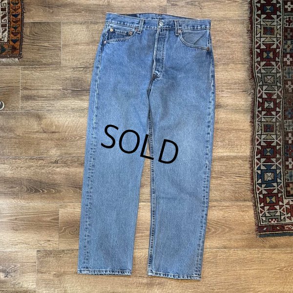 画像2: 90's【ビンテージ】【USA製】【LEVI'S】【リーバイス】【501】【デニムパンツ】【34×30】
