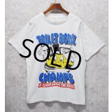 90's ビンテージ【GUS MACKER】【TOILET BOWL CHAMPS】白【 Tシャツ】【サイズXL】 