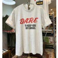 90's【USA製】ビンテージ【SCREEN STARS】スクリーンスターズ シングルステッチ【D.A.R.E.】グレー【Tシャツ】【サイズXL】 