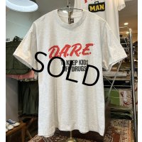 90's【USA製】ビンテージ【SCREEN STARS】スクリーンスターズ シングルステッチ【D.A.R.E.】グレー【Tシャツ】【サイズXL】 