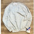 画像1: デッドストック【USA製】BW【BASSETT-WALKER】バセットウォーカー ビンテージ グレー【無地】スウェット サイズL<br> (1)