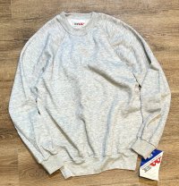 デッドストック【USA製】BW【BASSETT-WALKER】バセットウォーカー ビンテージ グレー【無地】スウェット サイズL 