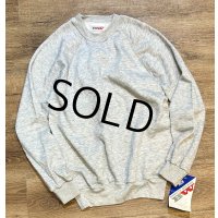 デッドストック【USA製】BW【BASSETT-WALKER】バセットウォーカー ビンテージ グレー【無地】スウェット サイズL 