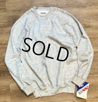 デッドストック【USA製】BW【BASSETT-WALKER】バセットウォーカー ビンテージ グレー【無地】スウェット サイズL 