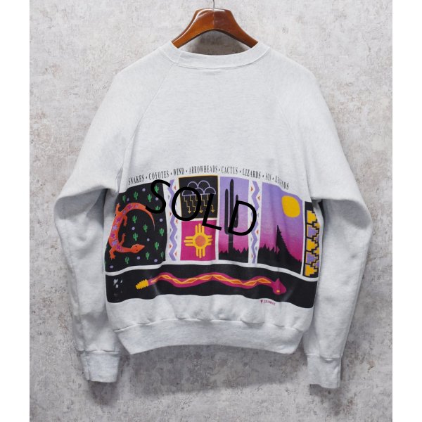 画像3: 90's【USA製】【ONEITA】【オニータ】【ビンテージ】【ARIZONA】【サボテン】【クルーネック】【スウェット】【サイズXL】 