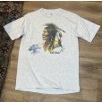 画像1: 90’s USA製【Eagle】イーグル【ビンテージ】【South Dakota】ネイティブアメリカン 【インディアン】グレー【Tシャツ】 サイズL<br> (1)