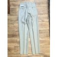 画像4: 90's デッドストック【ビンテージ】USA製【FOGLEY】【グレー】チェック柄【3タック】【スラックス】【W30】<br> (4)