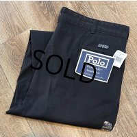 未使用品!!【ラルフローレン】POLO RALPH LAUREN【ANDREW PANT】アンドリューパンツ【黒】２タック【コットンパンツ】【38×30】 