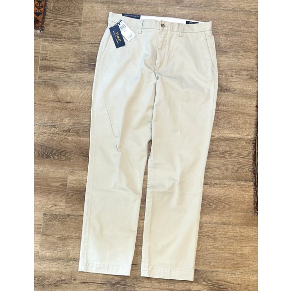 画像2: 未使用品【ラルフローレン】POLO RALPH LAUREN【ビンテージ】【ベージュ】【STRETCH CLASSIC FIT】【コットンパンツ】【33ｘ32】 