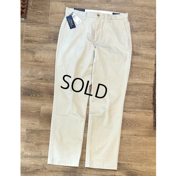 画像2: 未使用品【ラルフローレン】POLO RALPH LAUREN【ビンテージ】【ベージュ】【STRETCH CLASSIC FIT】【コットンパンツ】【33ｘ32】 