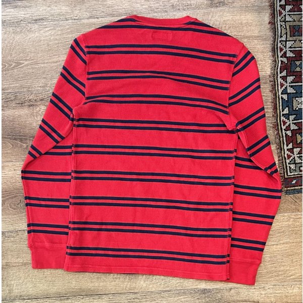 画像3: 未使用【POLO RALPH LAUREN】【ラルフローレン】赤ｘ紺ボーダー ロンT【サーマルロンT】【サイズM】 