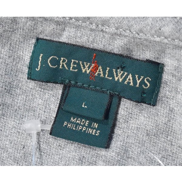 画像2: 00's~【J.crew】【Ｊクルー】【グレーｘ袖紺】【ロンT】【サイズL】 