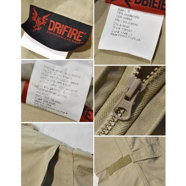 画像2: USA製【DRIFIRE】ドライファイヤ【ベージュ】【コンバットジャケット】【L-R】 