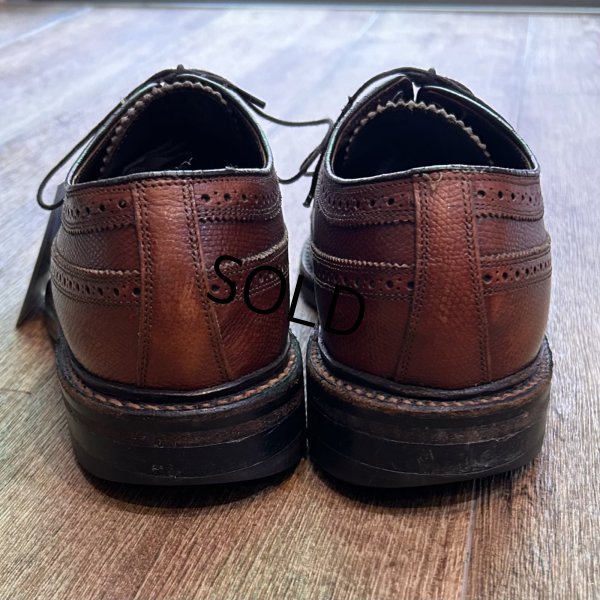 画像5: USA製【ビンテージ】【フローシャイム】FLORSHEIM【ブラウン】メダリオン【ウィングチップシューズ】【9D】【27cm程度】 