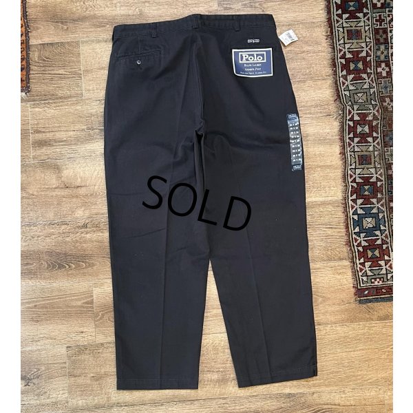 画像5: 未使用品!!【ラルフローレン】POLO RALPH LAUREN【ANDREW PANT】アンドリューパンツ【黒】２タック【コットンパンツ】【38×30】 