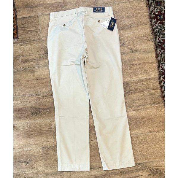 画像4: 未使用品【ラルフローレン】POLO RALPH LAUREN【ビンテージ】【ベージュ】【STRETCH CLASSIC FIT】【コットンパンツ】【33ｘ32】 