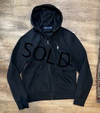 RALPH LAUREN【ラルフローレン】ビンテージ【黒】フルジップパーカー【サイズS】 