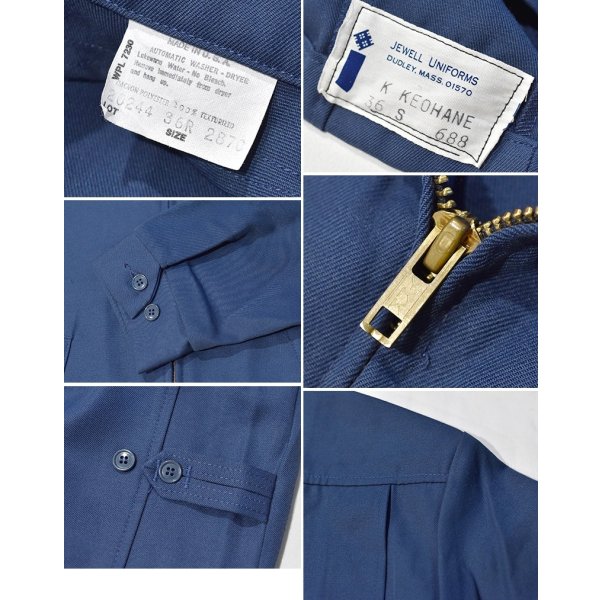 画像2: 程度良好!! USA製【ビンテージ】【JEWELL UNIFORM】【紺】【ワークジャケット】【36S】 