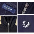 画像2: 【フレッドペリー】Fred Perry 【黒】ロゴ入り【フルジップパーカー】【サイズL】<br> (2)