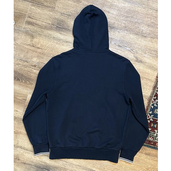 画像3: 【フレッドペリー】Fred Perry 【黒】ロゴ入り【フルジップパーカー】【サイズL】 