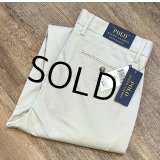 未使用品【ラルフローレン】POLO RALPH LAUREN【ビンテージ】【ベージュ】【STRETCH CLASSIC FIT】【コットンパンツ】【33ｘ32】 