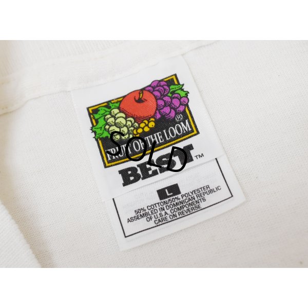 画像2: 90's【USA製】 ビンテージ【FRUIT OF THE LOOM 】フルーツオブザルーム【MASTERS 15K】【白】【 Tシャツ】【サイズL】 