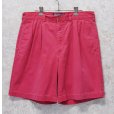 画像1: 【POLO RALPH LAUREN】オールドラルフローレン【TYLER SHORT】【赤】クラシックチノ【２タック】【ショートパンツ】【短パン】【コットンショーツ】【W34】<br> (1)