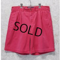 【POLO RALPH LAUREN】オールドラルフローレン【TYLER SHORT】【赤】クラシックチノ【２タック】【ショートパンツ】【短パン】【コットンショーツ】【W34】 