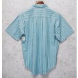 画像3: 【デッドストック】90's【ビンテージ】【DOCKERS】ドッカーズ【リーバイス】【緑×白ストライプ】【半袖シャツ】【サイズＭ】<br> (3)