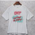 画像1: 80's【USA製】 ビンテージ【コカ・コーラクラシック】【can't beat the feeling!】白【 Tシャツ】【サイズXL】<br> (1)