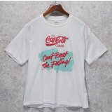 80's【USA製】 ビンテージ【コカ・コーラクラシック】【can't beat the feeling!】白【 Tシャツ】【サイズXL】 