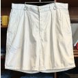 画像1: ビンテージ【POLO RALPH LAUREN】オールドラルフローレン【白】【２タック】ショートパンツ【短パン】【コットンショーツ】【W36】<br> (1)