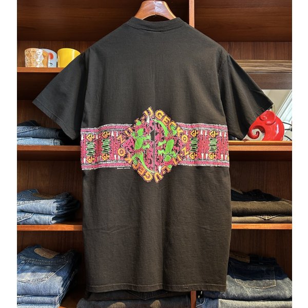 画像3: 【デッドストック】【USA製】【GECKO】ゲッコー【HAWAII】【ヤモリ】 黒【Tシャツ】【サイズL】 