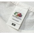画像2: ビンテージ【FRUIT OF THE LOOM】フルーツオブザルーム【月と猫】SPLIT【白】【 Tシャツ】【サイズM】<br> (2)