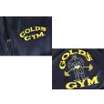 画像2: 【ビンテージ】【GOLD's GYM】ゴールドジム【黒×黄色ライン】【背面プリント入り】ジャージ【トラックジャージ】S程度<br> (2)