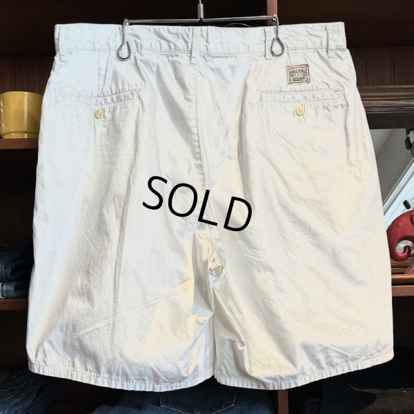 画像3: ビンテージ【POLO RALPH LAUREN】オールドラルフローレン【白】【２タック】ショートパンツ【短パン】【コットンショーツ】【W36】 