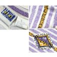 画像2: 【LAGUNA】【ラグナ】紫ｘ白ｘオレンジ ボーダー【Tシャツ】【サイズＬ】<br> (2)