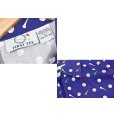 画像2: 【ビンテージ】【FIRST TEE】【青×ゴルフ総柄】コットン【ブルゾン】ジップアップジャケット【サイズL】<br> (2)