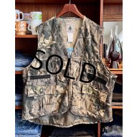 【ビンテージ】【Northwest territory mossy oak】【リアルツリーカモ】カモ柄【ハンティングベスト】【サイズXL】 