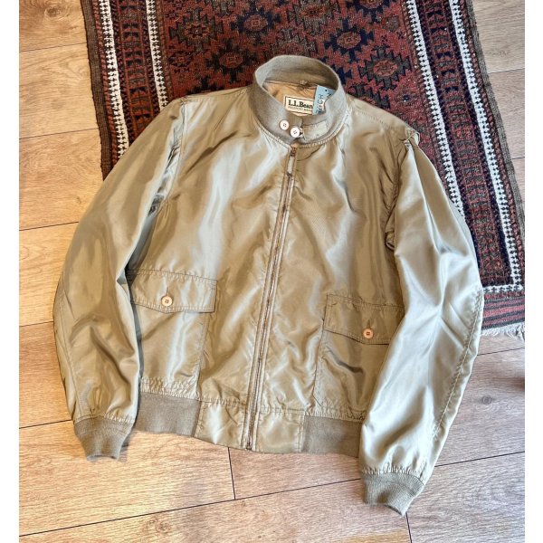 画像1: 亀戸 80's~【USA製】【ビンテージ】【LLビーン】【L.L.bean】【G-8】【シャンパンゴールド】【WEPジャケット】フライトジャケット【US44-Long】