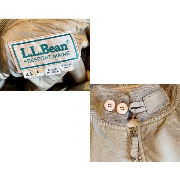 画像2: 亀戸 80's~【USA製】【ビンテージ】【LLビーン】【L.L.bean】【G-8】【シャンパンゴールド】【WEPジャケット】フライトジャケット【US44-Long】