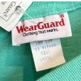 画像2:  デッドストック 90's【USA製】Wear Guard ウェアガード【ビンテージ】ライムグリーン 胸ポケット 無地 【Tシャツ】【サイズＬ】<br> (2)