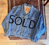 90’s 【ビンテージ】USA製【リーバイス】【LEVIS】【70598 4891】【デカパッチ】【Gジャン】デニムジャケット【サイズXL】 