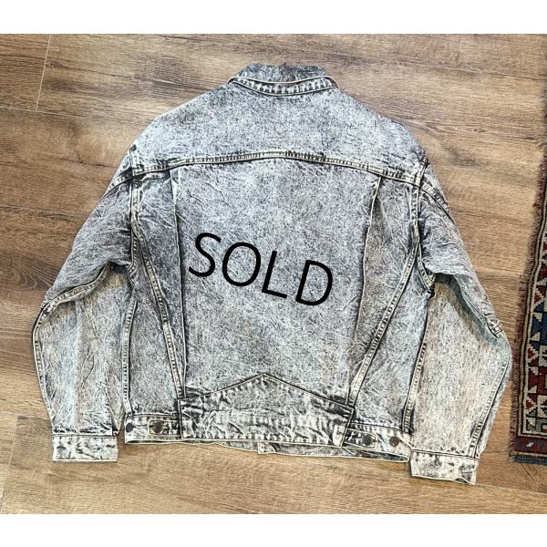 画像3: ビンテージ【3rdタイプ】ブラックケミカル Gジャン【デニムジャケット】US42 