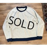 【パタゴニア】patagonia【リバーシブル・シアーリング・クルー】白ｘ紺 フリースｘスウェット【サイズXL程度】 