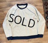 【パタゴニア】patagonia【リバーシブル・シアーリング・クルー】白ｘ紺 フリースｘスウェット【サイズXL程度】 