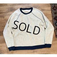 【パタゴニア】patagonia【リバーシブル・シアーリング・クルー】白ｘ紺 フリースｘスウェット【サイズXL程度】 