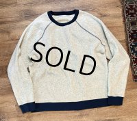 【パタゴニア】patagonia【リバーシブル・シアーリング・クルー】白ｘ紺 フリースｘスウェット【サイズXL程度】 
