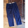 画像1: 90's【ラルフローレン】POLO RALPH LAUREN【ネイビー】ノータックコットンスラックス【コットンパンツ】【34ｘ30】<br> (1)
