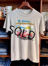 80's USA製 ビンテージ【ファビュラスサンダーバーズ】The Fabulous Thunderbirds【グレー】【 ロックTシャツ】【バンドTシャツ】【サイズM程度】 